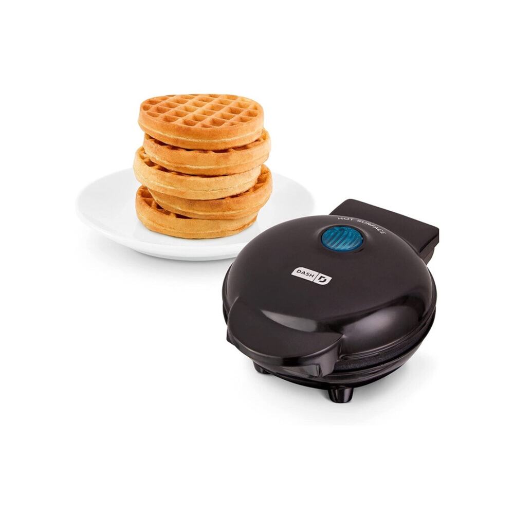 DASH DMW001BK Mini Maker for Individual Waffles, Hash Browns, Keto Chaffles